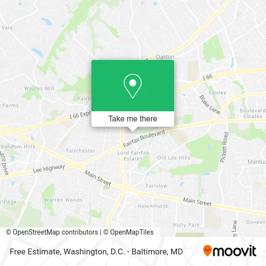 Free Estimate map