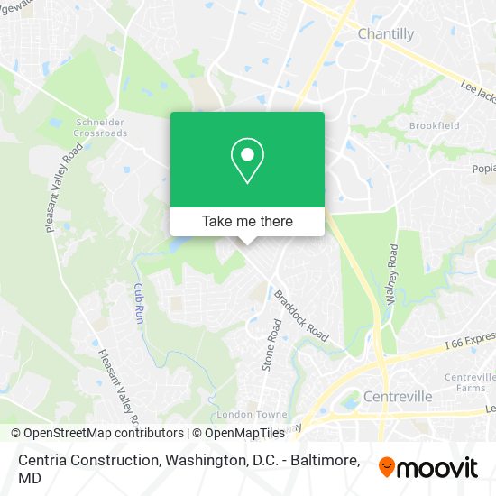Centria Construction map