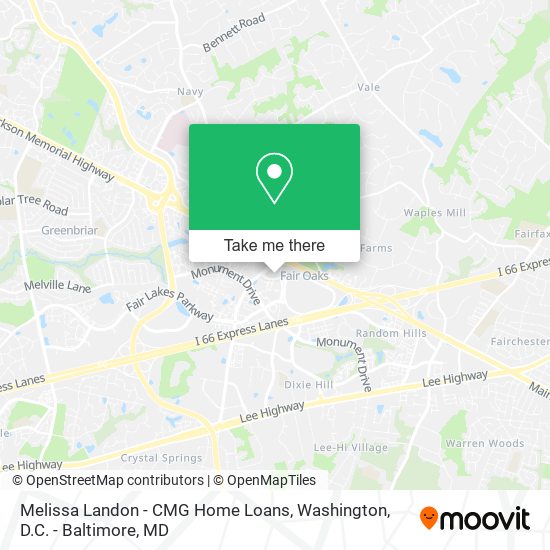 Melissa Landon - CMG Home Loans map