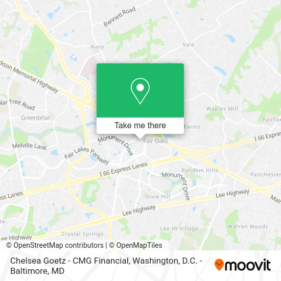 Chelsea Goetz - CMG Financial map