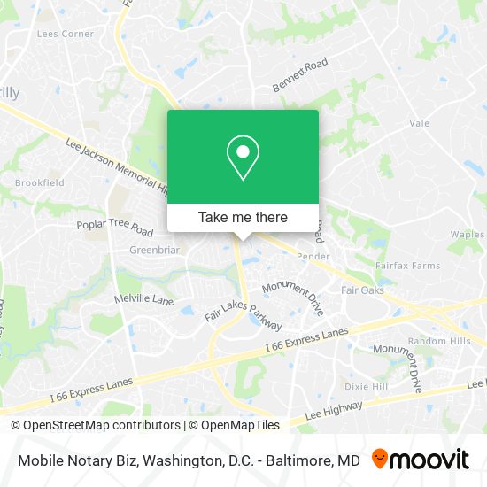 Mobile Notary Biz map