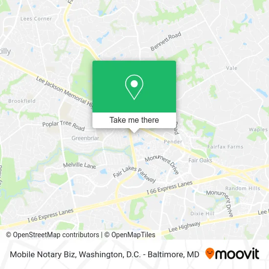 Mobile Notary Biz map
