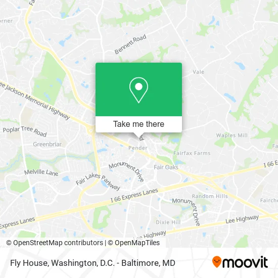 Fly House map