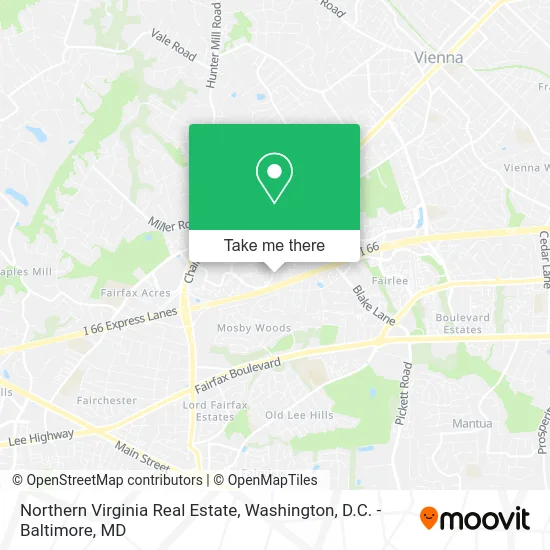 Northern Virginia Real Estate map