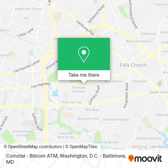 Coinstar - Bitcoin ATM map