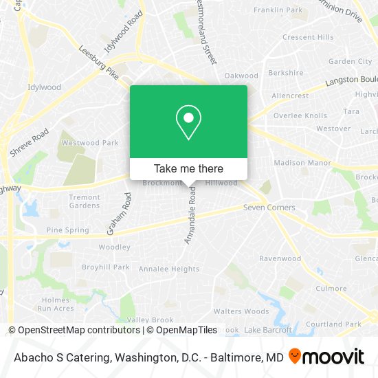 Mapa de Abacho S Catering