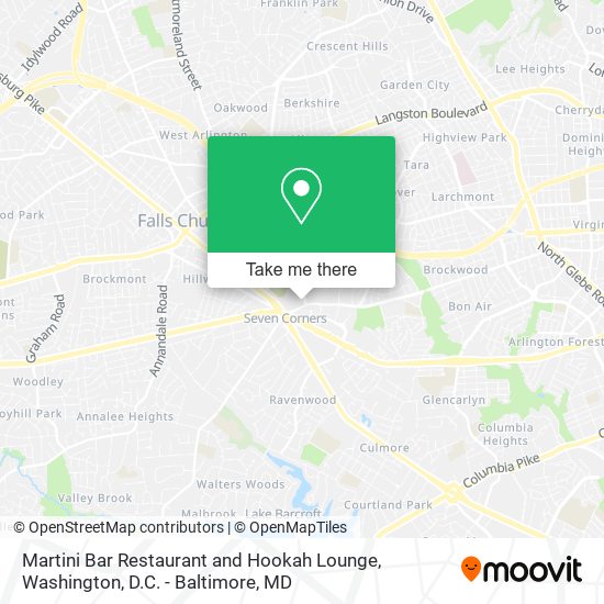 Martini Bar Restaurant and Hookah Lounge map
