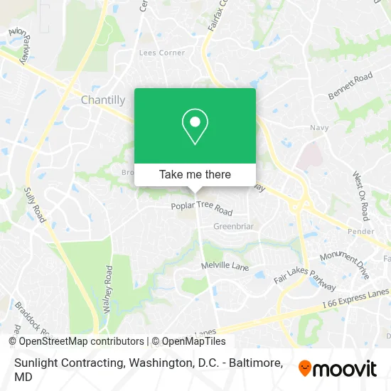 Sunlight Contracting map