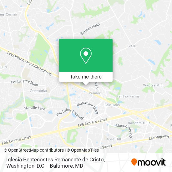 Mapa de Iglesia Pentecostes Remanente de Cristo