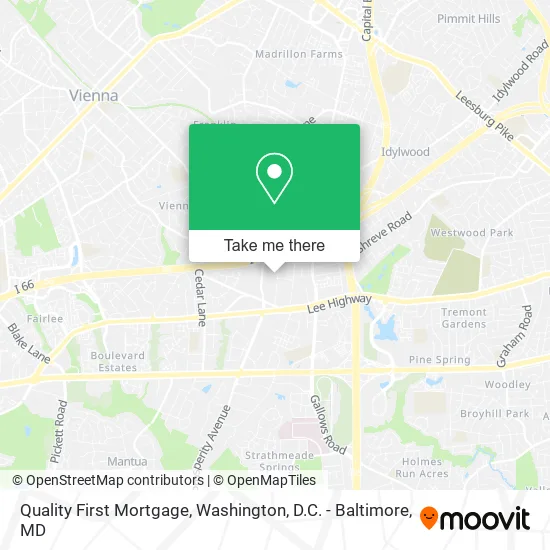 Quality First Mortgage map