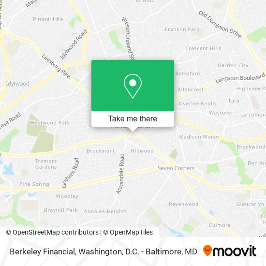 Berkeley Financial map