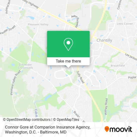 Connor Gore at Comparion Insurance Agency map