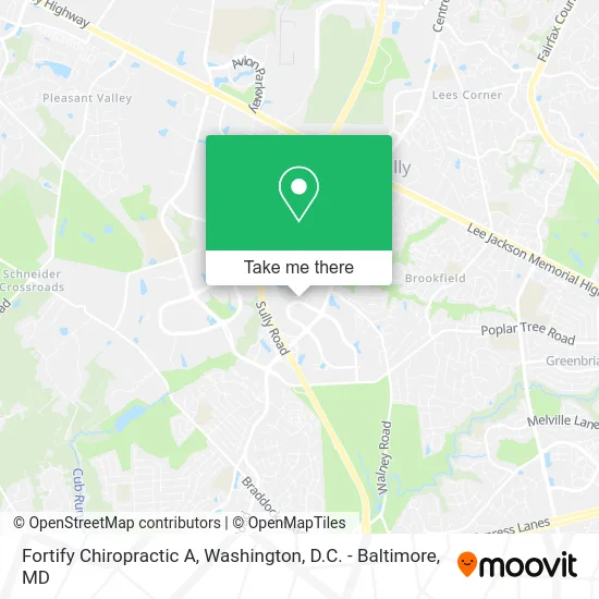 Fortify Chiropractic A map