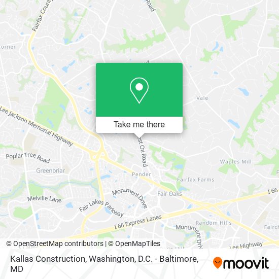 Kallas Construction map