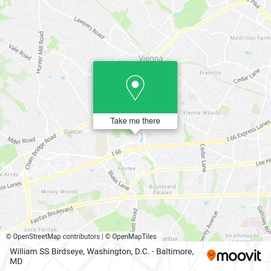 William SS Birdseye map
