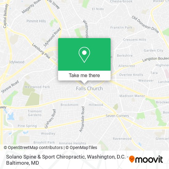 Solano Spine & Sport Chiropractic map
