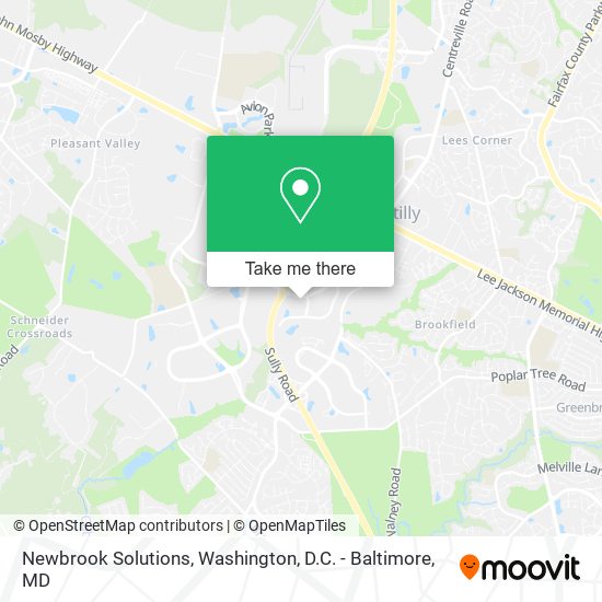 Mapa de Newbrook Solutions