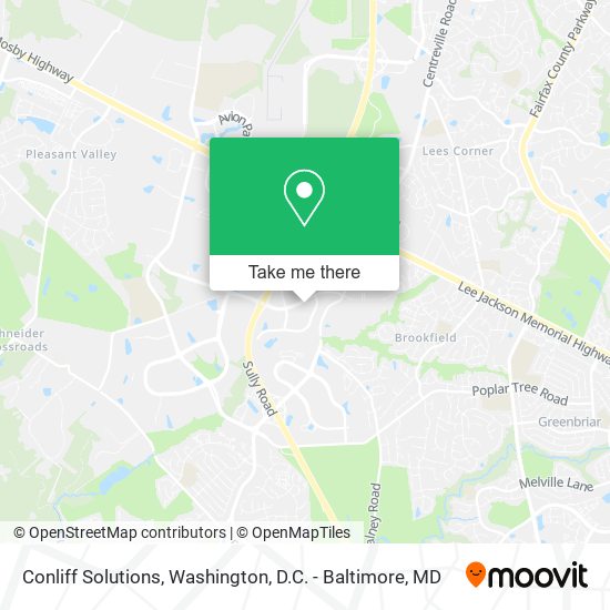 Mapa de Conliff Solutions
