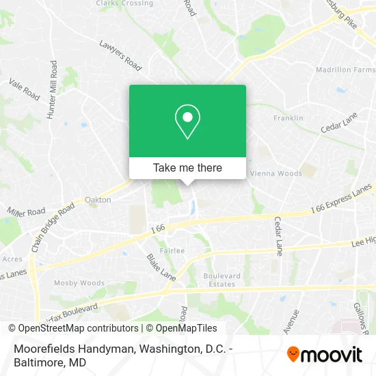 Moorefields Handyman map