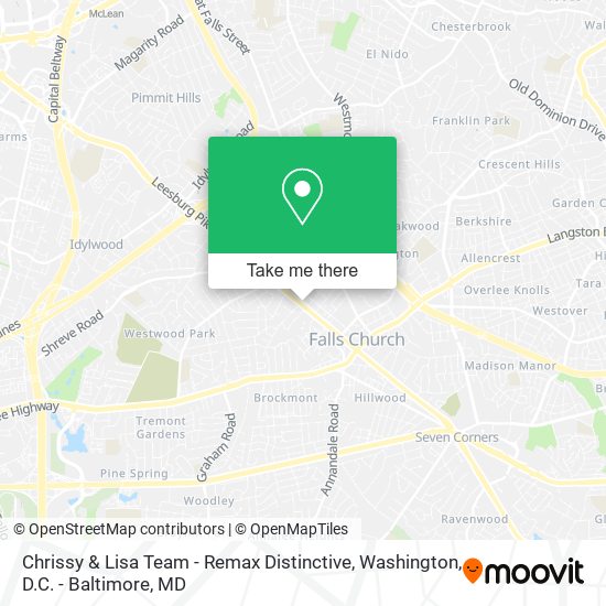 Chrissy & Lisa Team - Remax Distinctive map