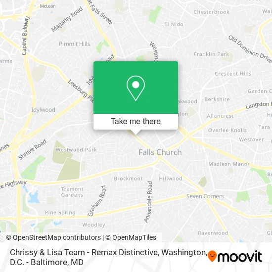 Chrissy & Lisa Team - Remax Distinctive map