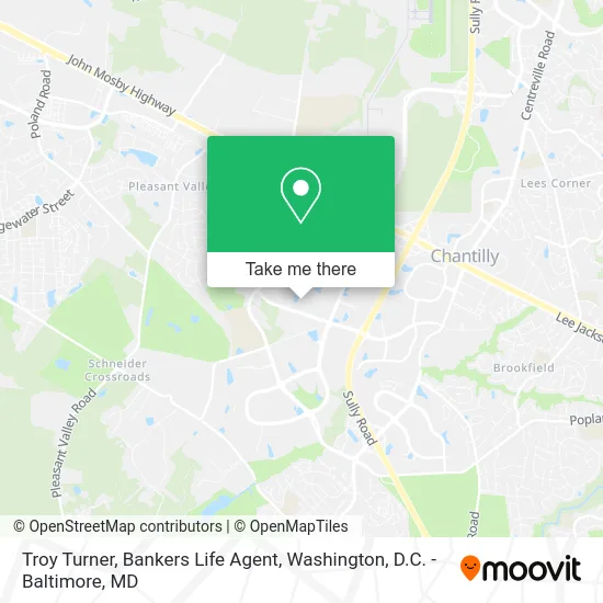 Troy Turner, Bankers Life Agent map