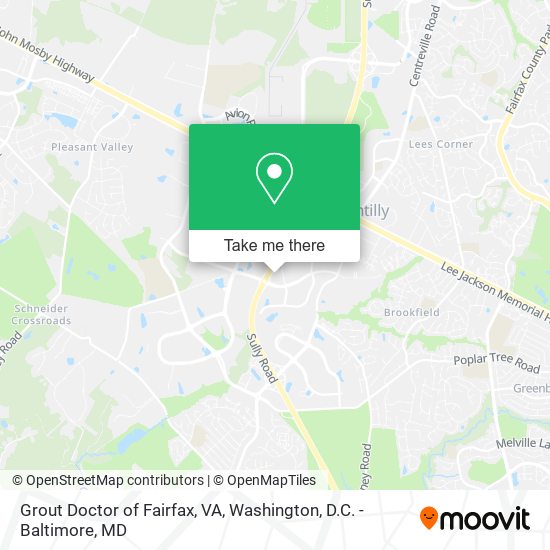 Grout Doctor of Fairfax, VA map