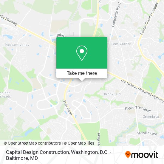Capital Design Construction map