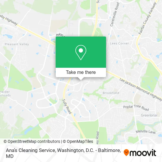Ana's Cleaning Service map