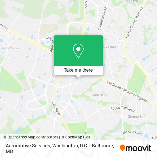 Mapa de Automotive Services