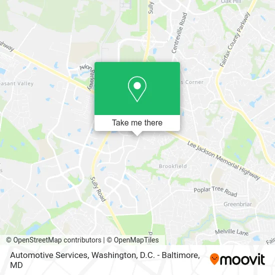 Automotive Services map