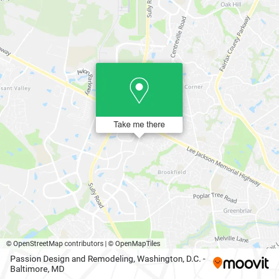 Passion Design and Remodeling map