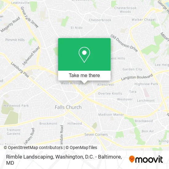 Rimble Landscaping map