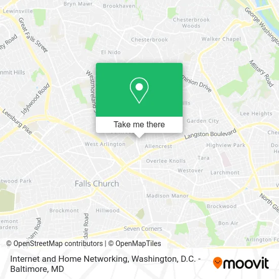 Internet and Home Networking map