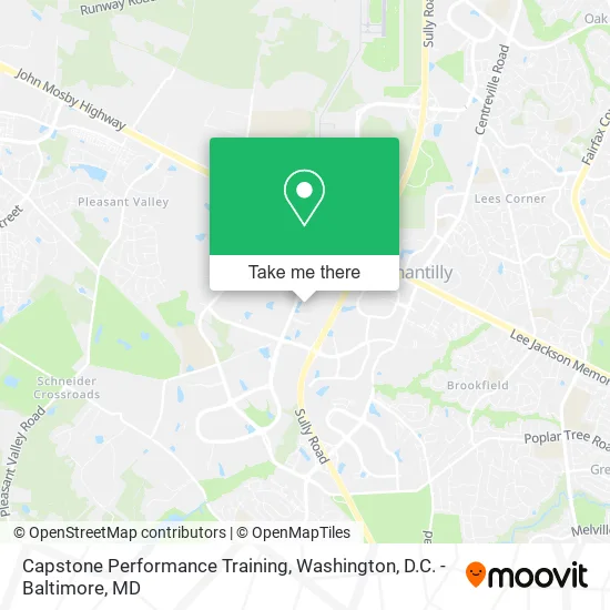 Capstone Performance Training map