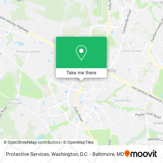 Protective Services map