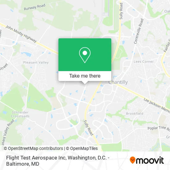 Flight Test Aerospace Inc map