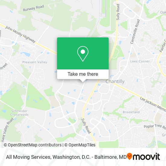 Mapa de All Moving Services