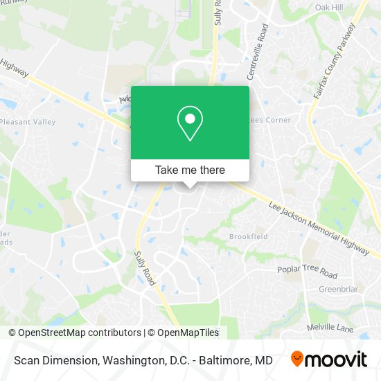 Scan Dimension map