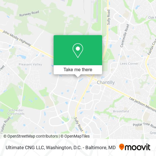 Mapa de Ultimate CNG LLC