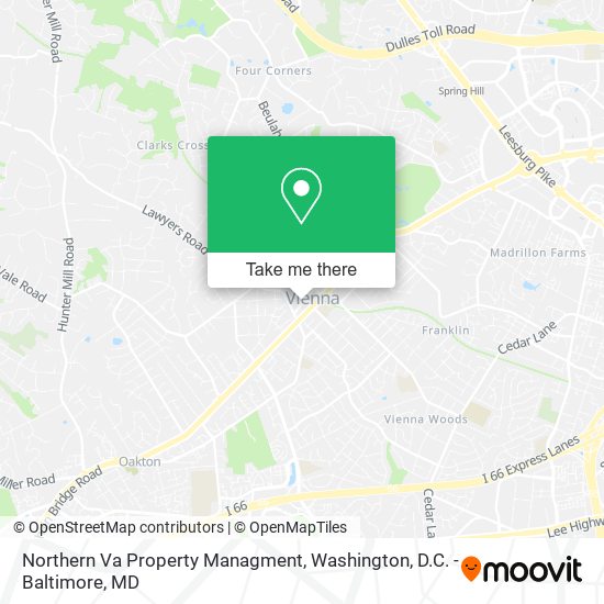 Northern Va Property Managment map
