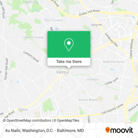 4u Nails map
