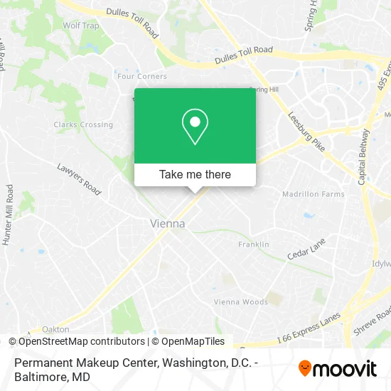 Permanent Makeup Center map