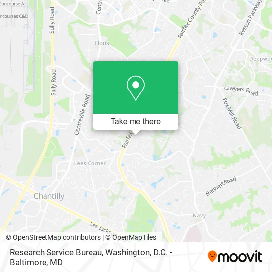 Research Service Bureau map