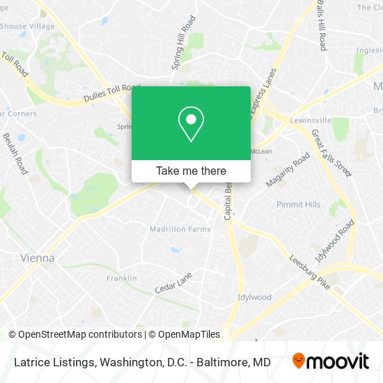 Mapa de Latrice Listings