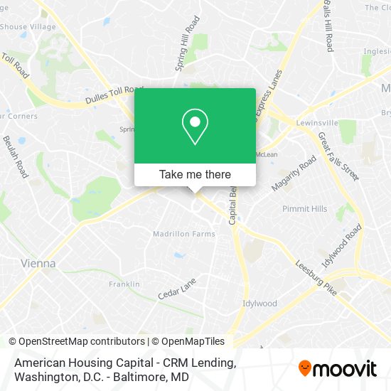 American Housing Capital - CRM Lending map