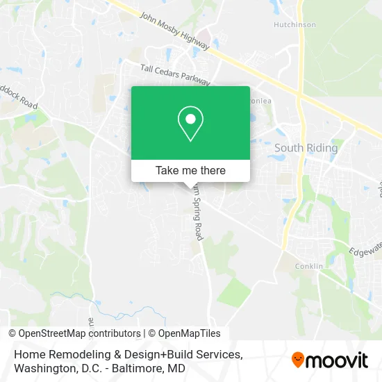 Home Remodeling & Design+Build Services map