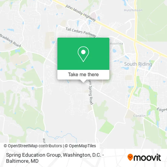 Spring Education Group map