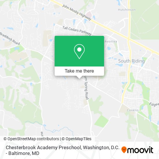 Chesterbrook Academy Preschool map