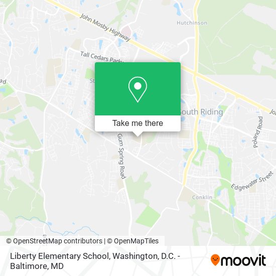 Mapa de Liberty Elementary School